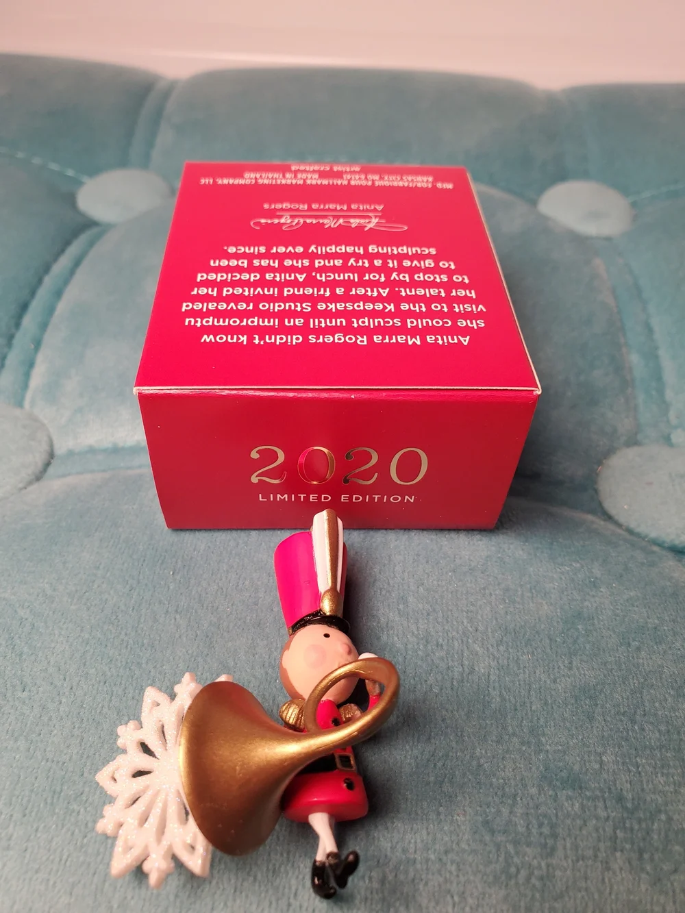 Hallmark Keepsake Festive French Horn Ornament 2020 Limited Edition LPR3441